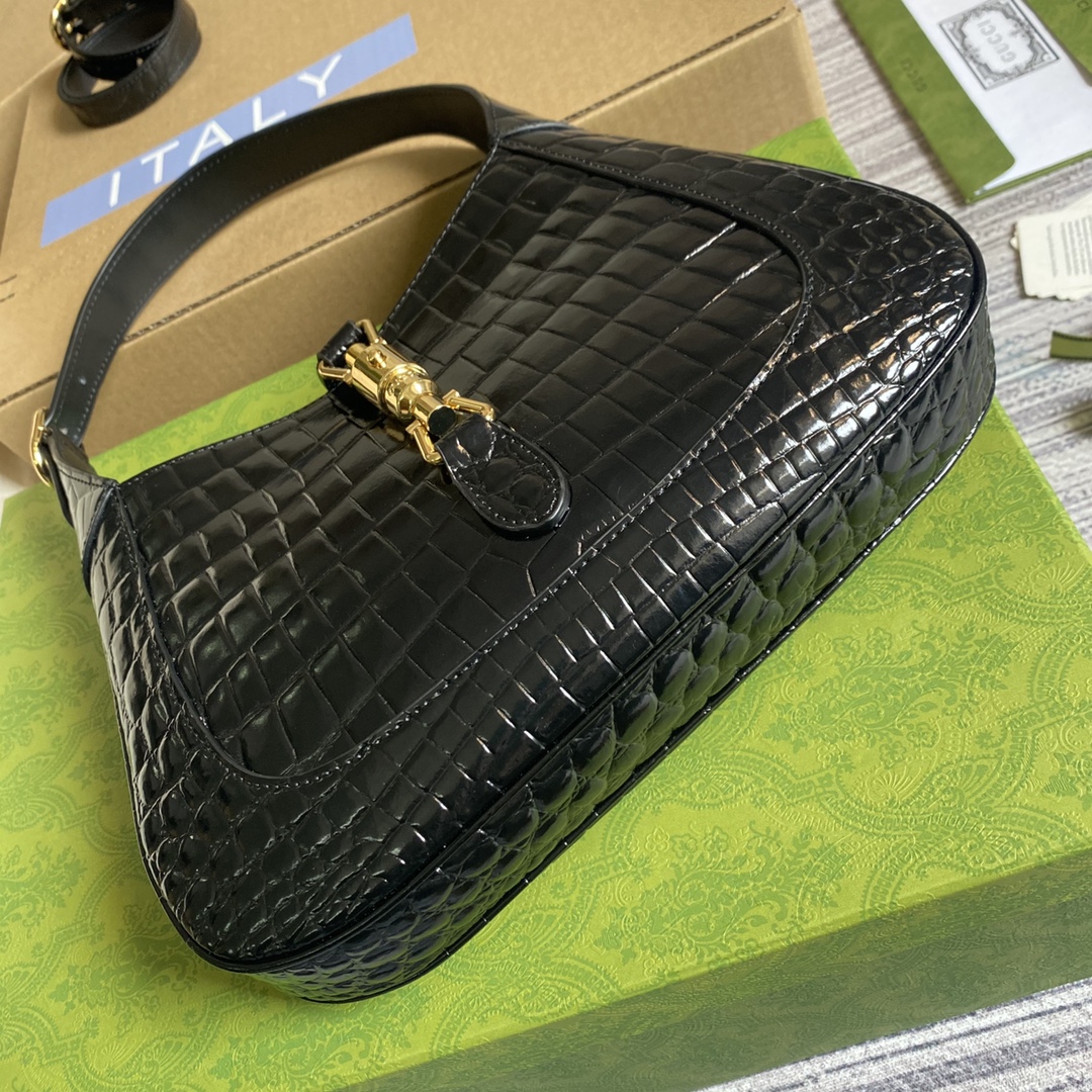 Gucci Jackie 1961 Small Shoulder Bag 636709 Black